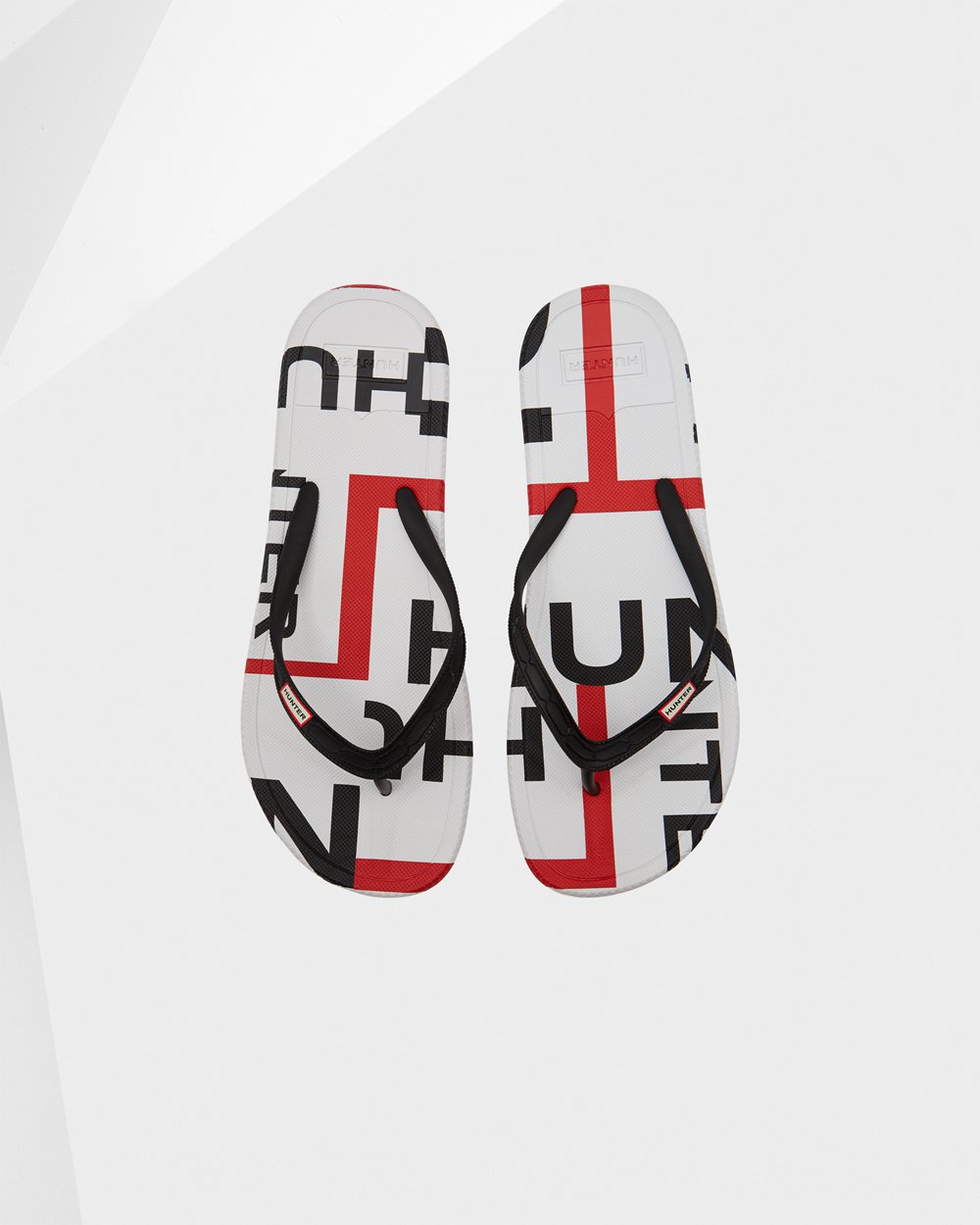 Teenslippers Heren - Hunter Original Exploded Logo - Zwart - 65KCXNEZJ